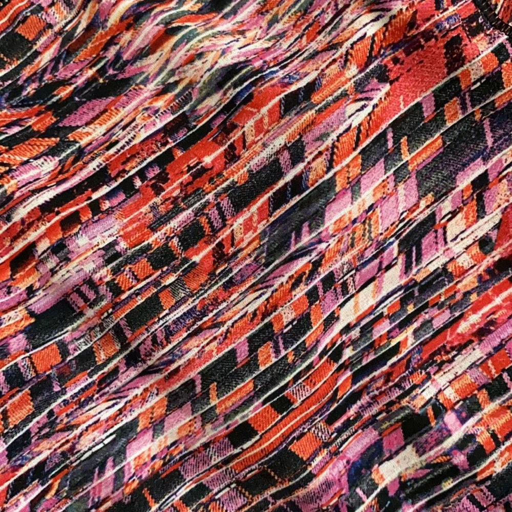Lululemon | Speed Up Swift Short 4" Flash Pleat Orange Multi/Black W7AVMT 2 Tall - Picture 7 of 16